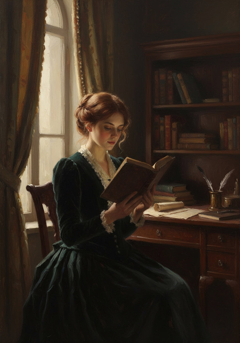 Classic Reading Room Poster