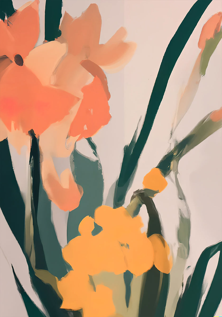 Colorful Flowers Poster