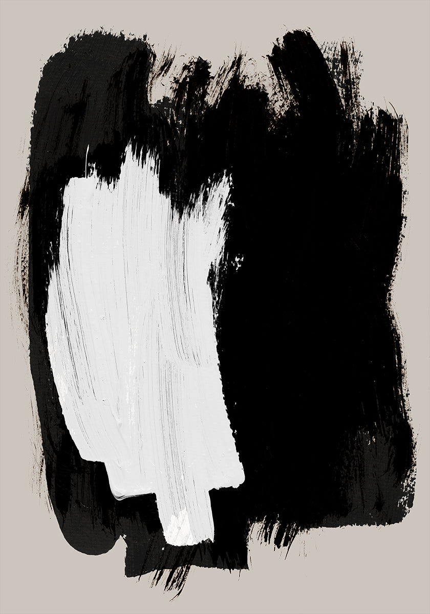 Abstract brush Poster