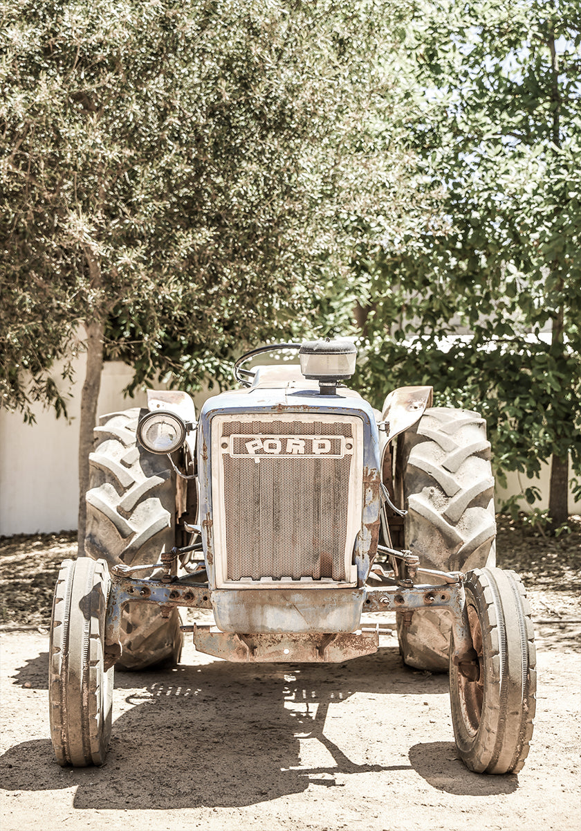 Rugged Tractor Scene