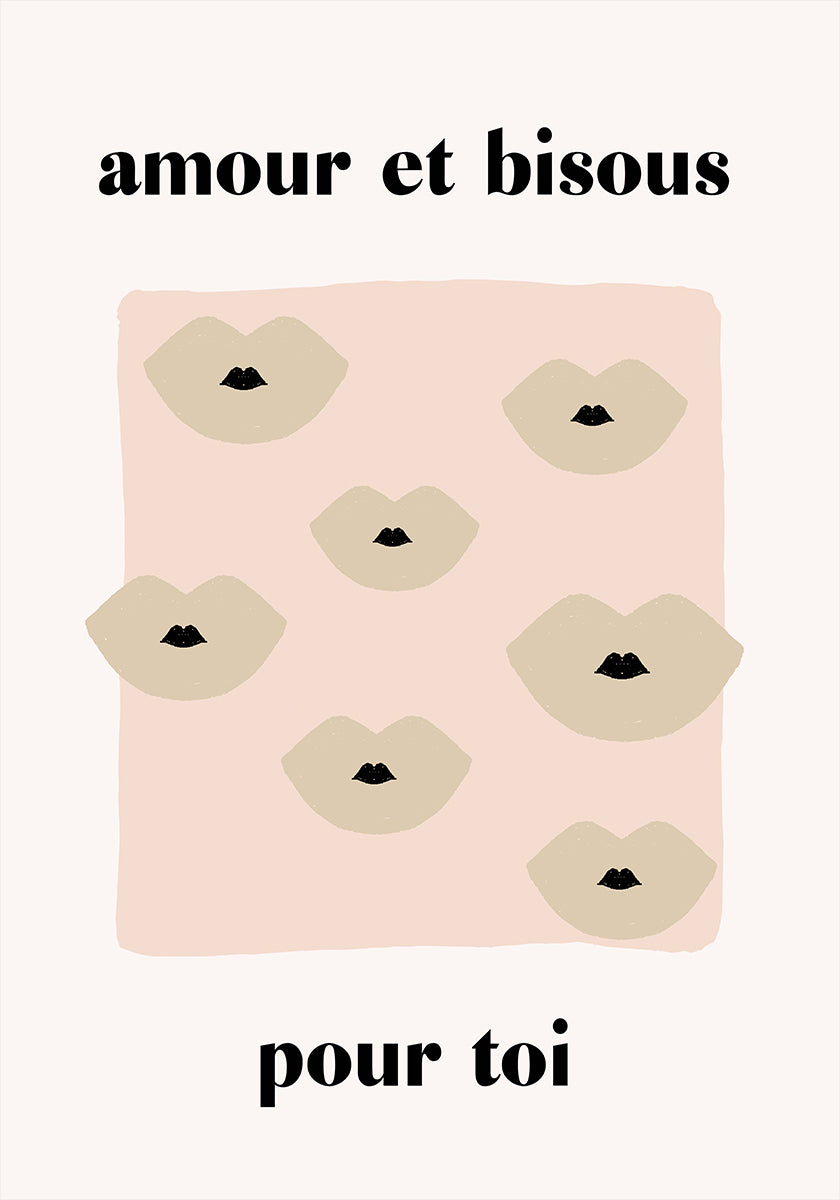 French Kiss Poster