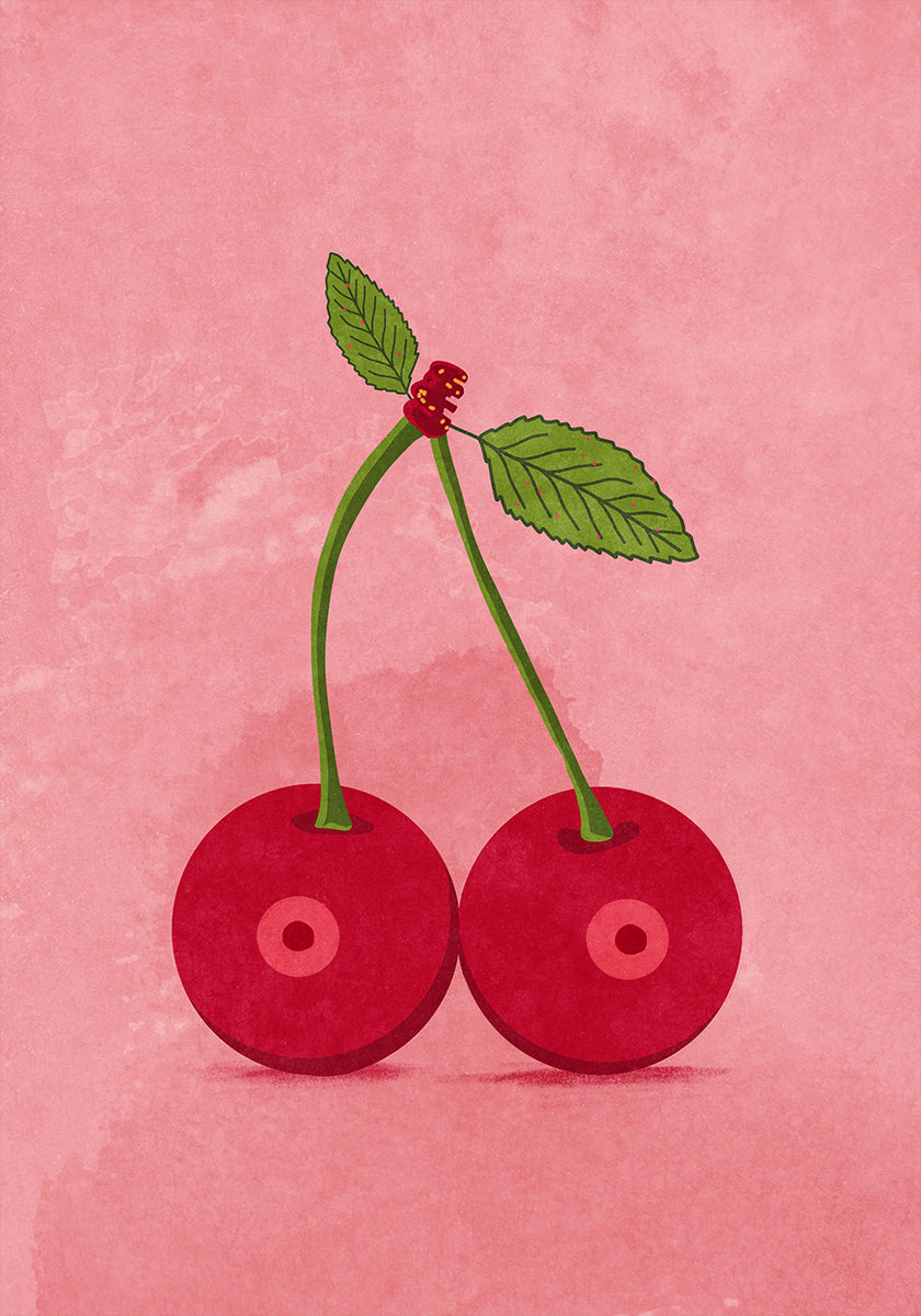 Cherry Boobs Poster