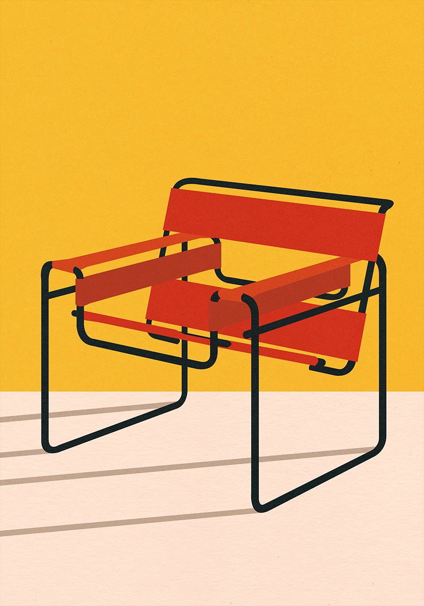 Wassily Chair Marcel Breuer Poster