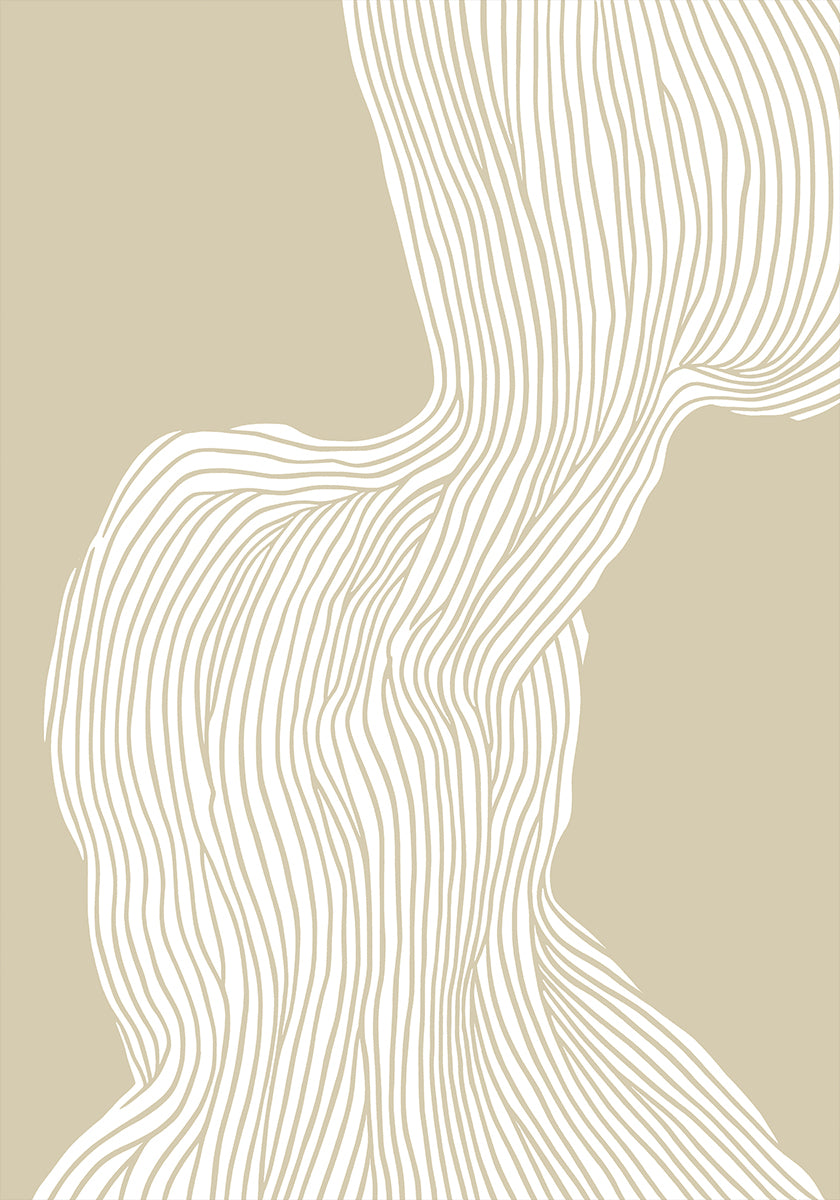Flowing Linescape Poster