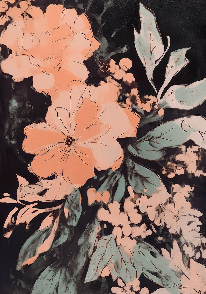 Petals in Moonlight Poster