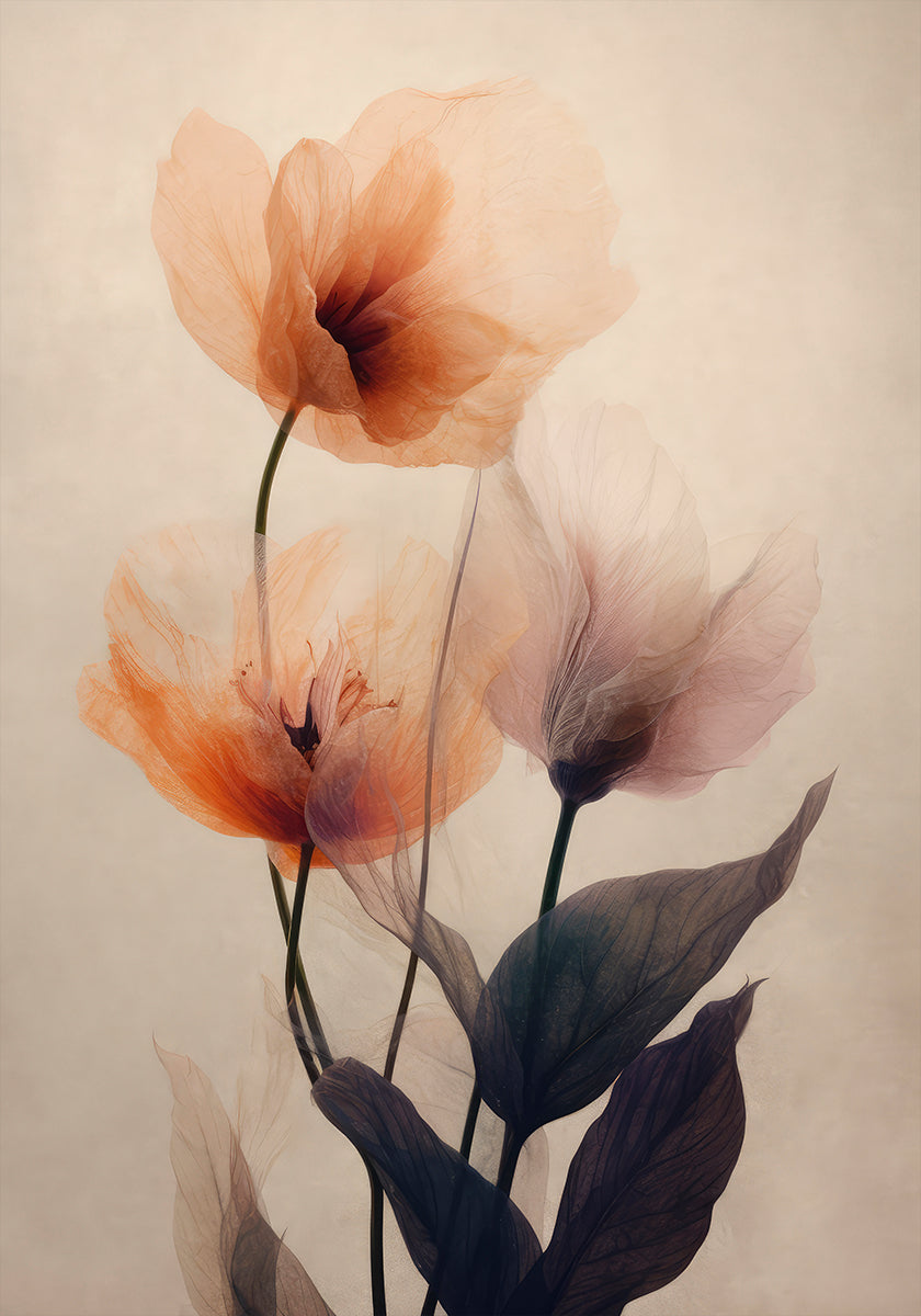 Ethereal Blossoms Poster