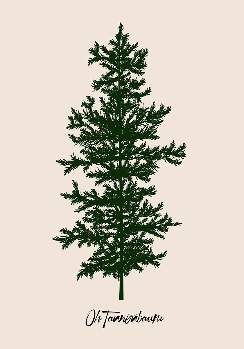 Oh Tannebaum (green) Poster