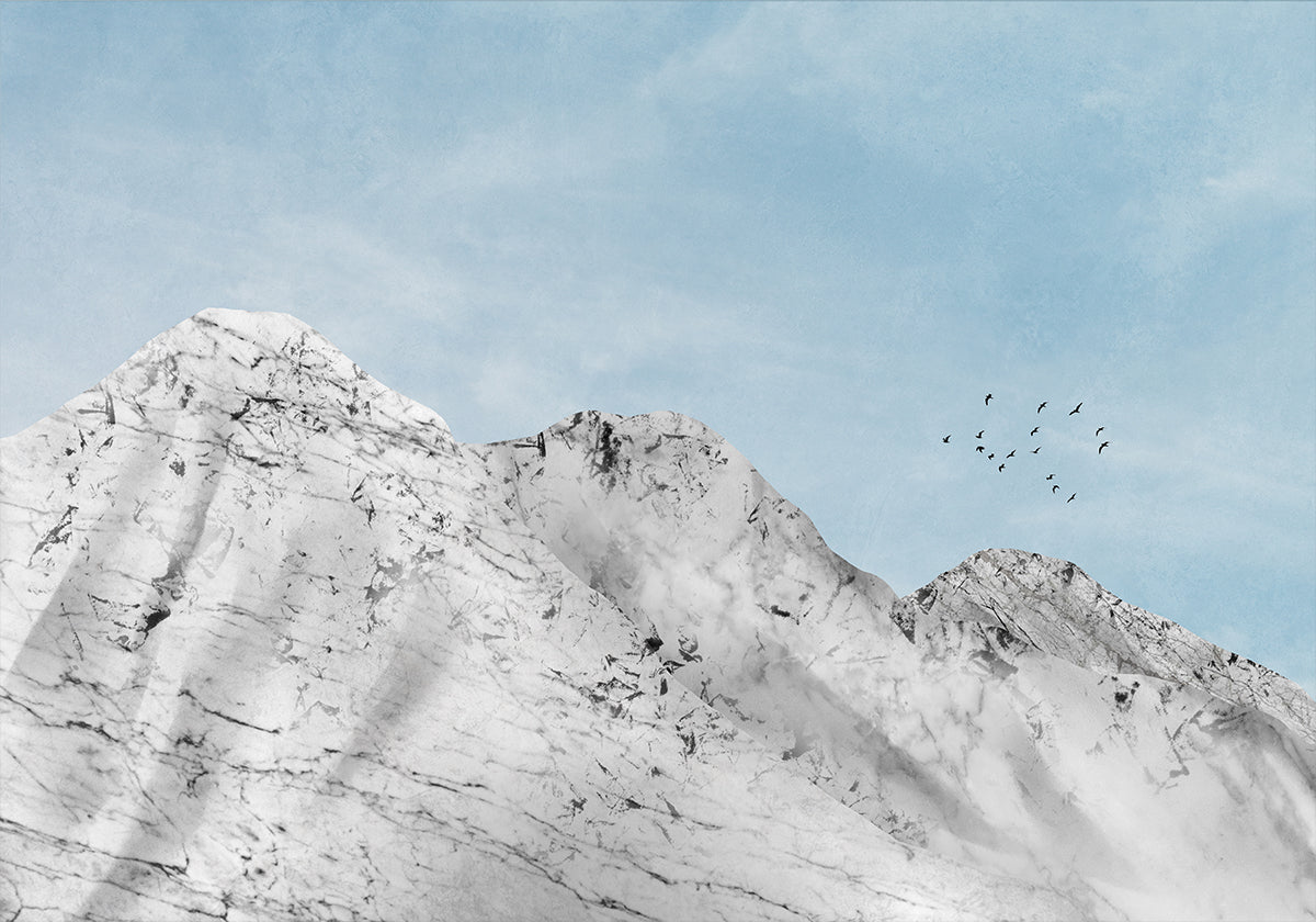 Marble Landscape 06 Poster