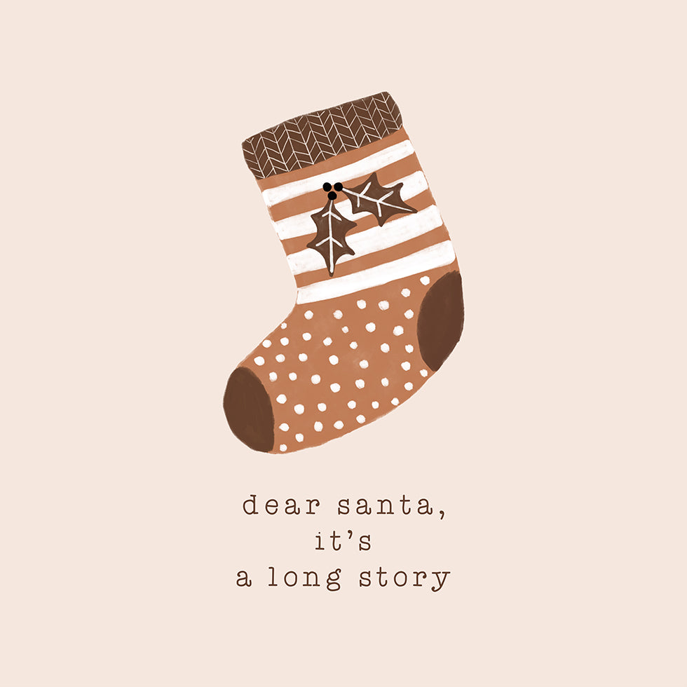 Dear Santa It&#039;s a Long Story Poster