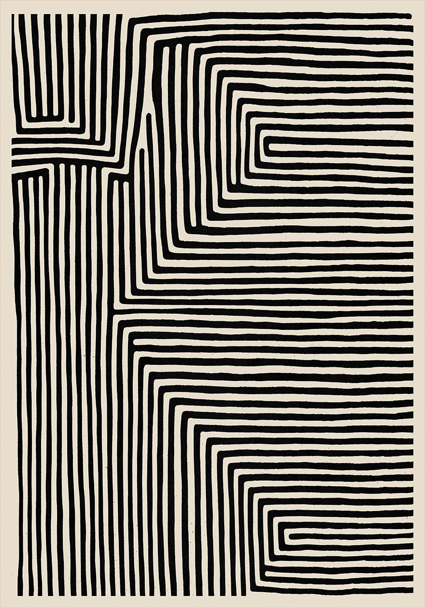 Linear Labyrinth Linear Labyrinth Poster Poster – Posterbox.uk