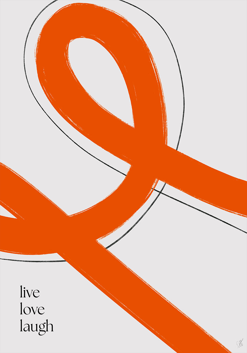 Lofe, love, laugh Poster