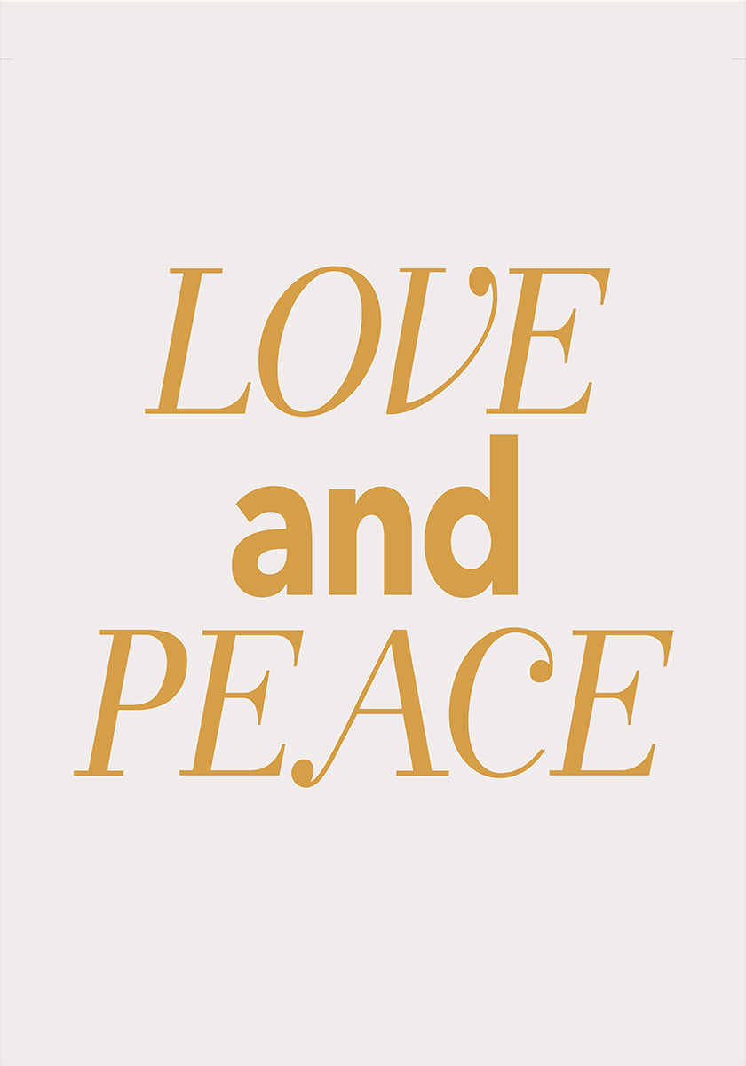 Love and Peace Poster