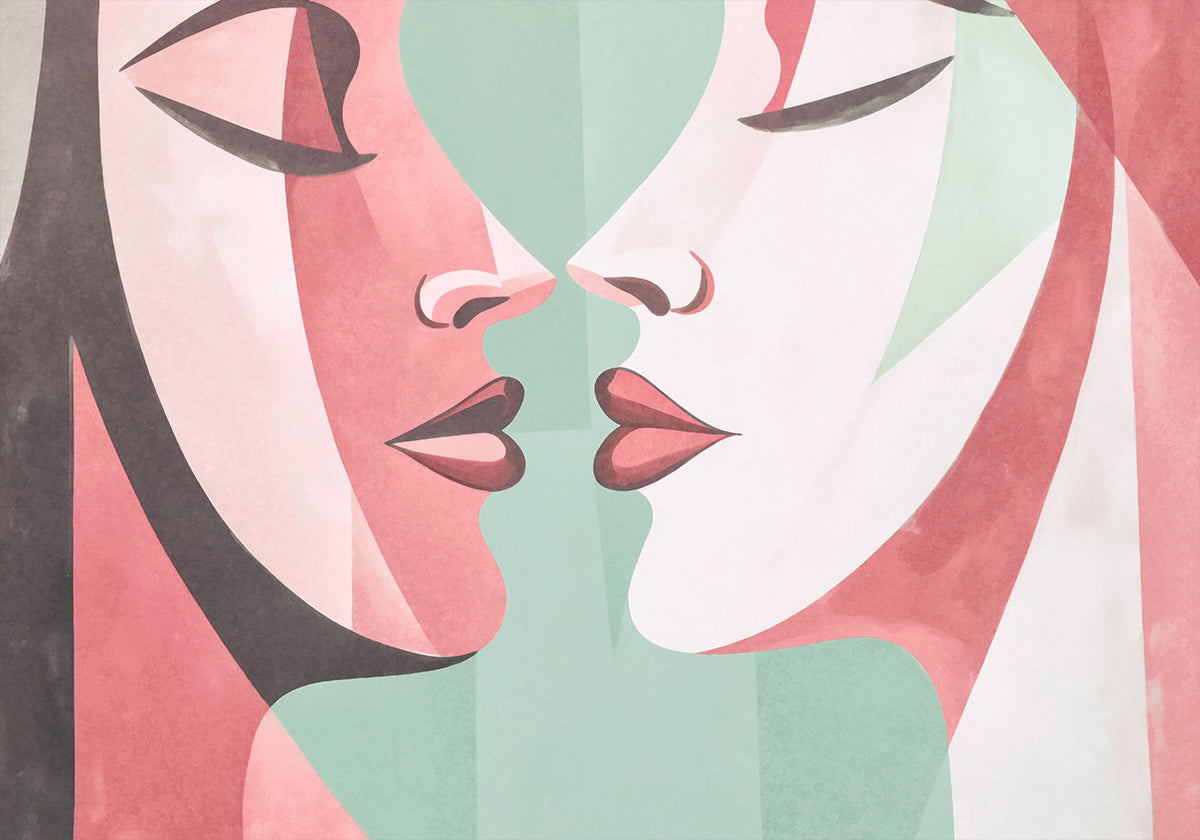 Abstract Intimacy Poster