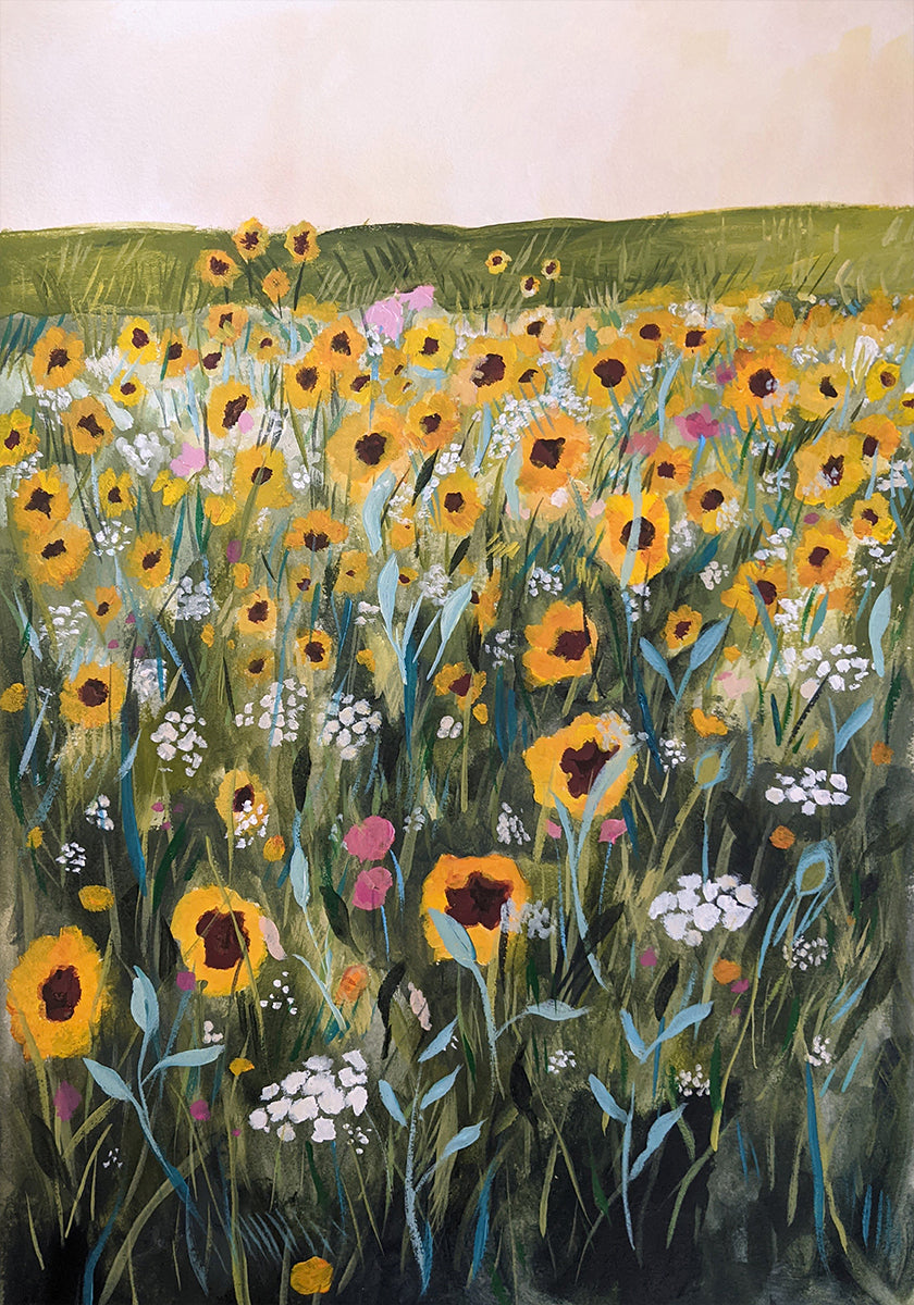 Flower Field Poster
