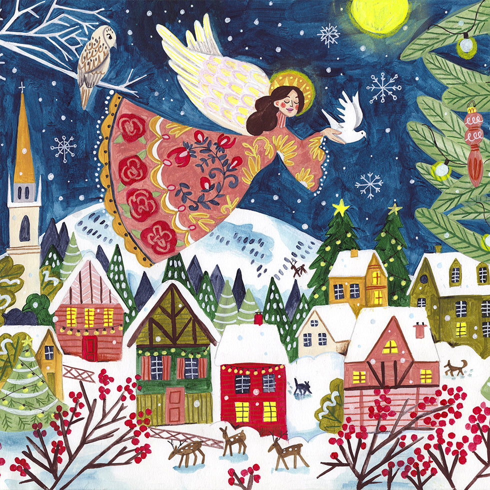 Angel of Peace square Poster