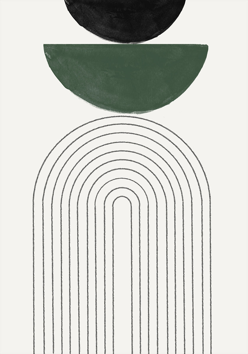 Arched Geometry Poster