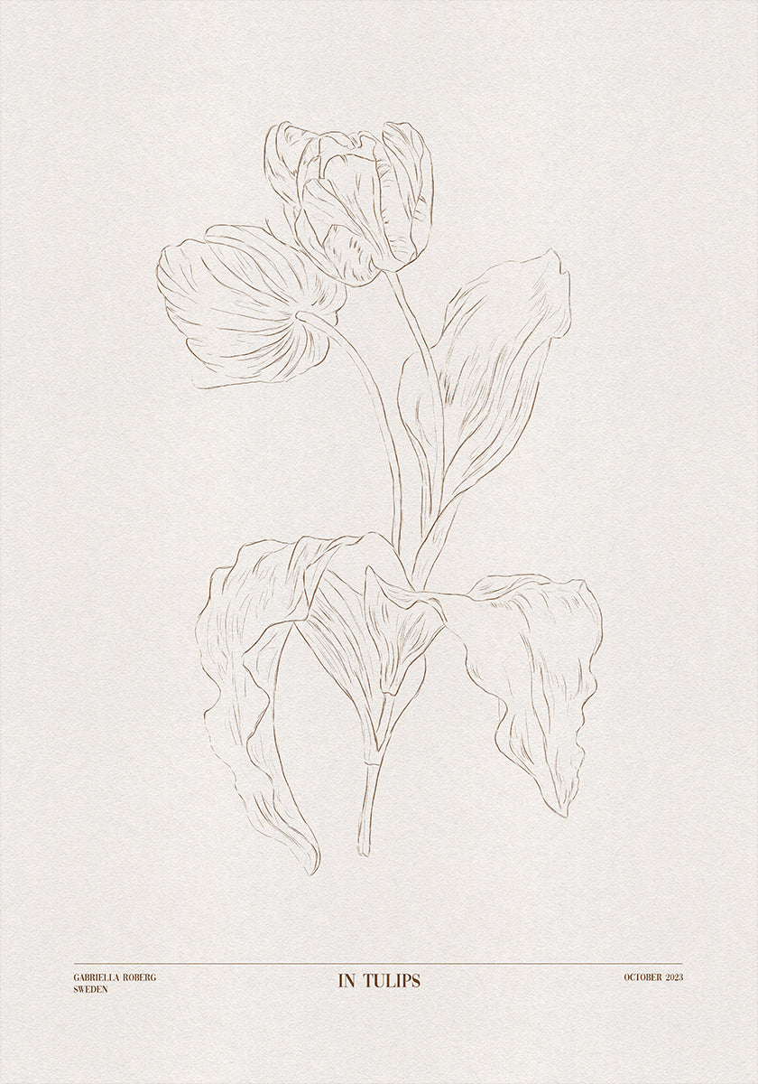 In Tulips (brown)