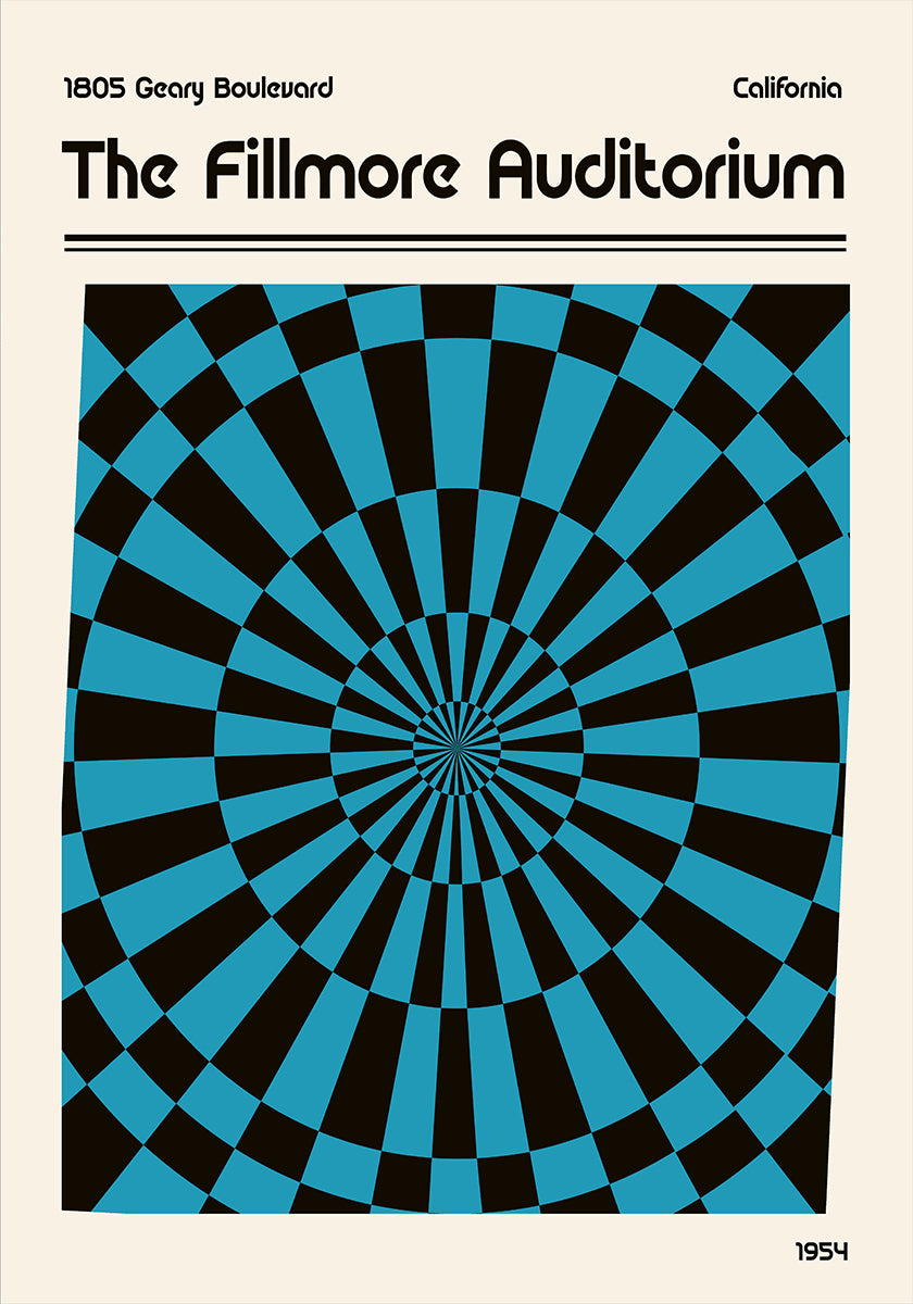 The Fillmore Poster Poster