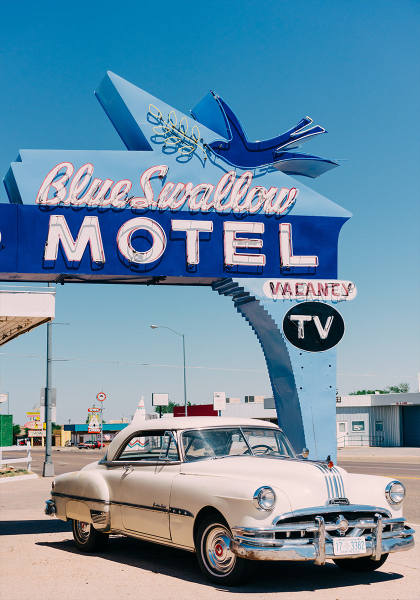 Blue Swallow Motel Poster