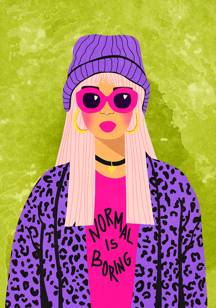 Normal is boring Poster