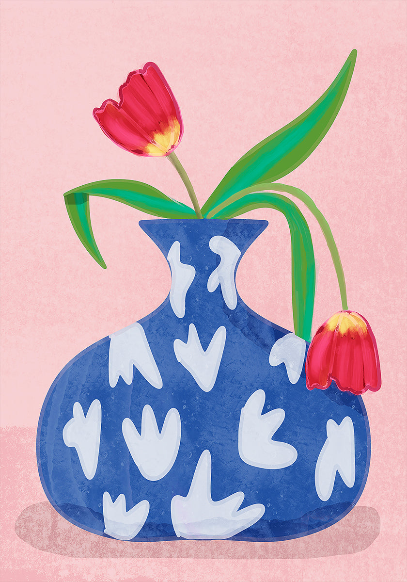 Tulpe in vase