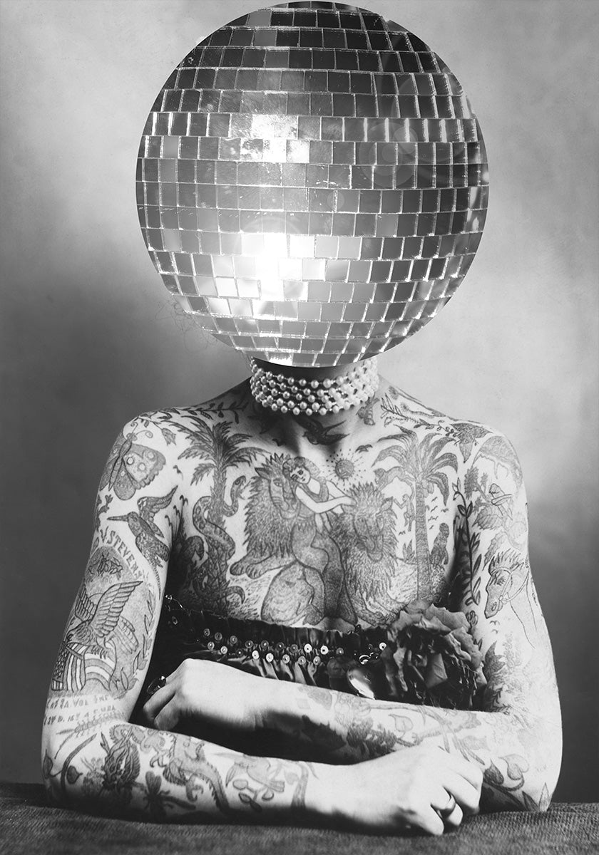 DISCO VINTAGE PORTRAIT Poster