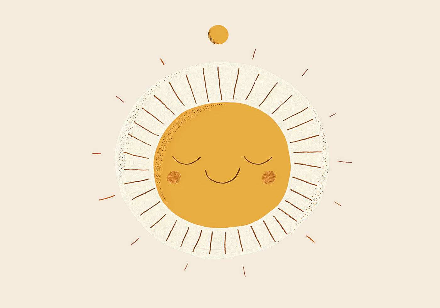 Smiling Sun Poster