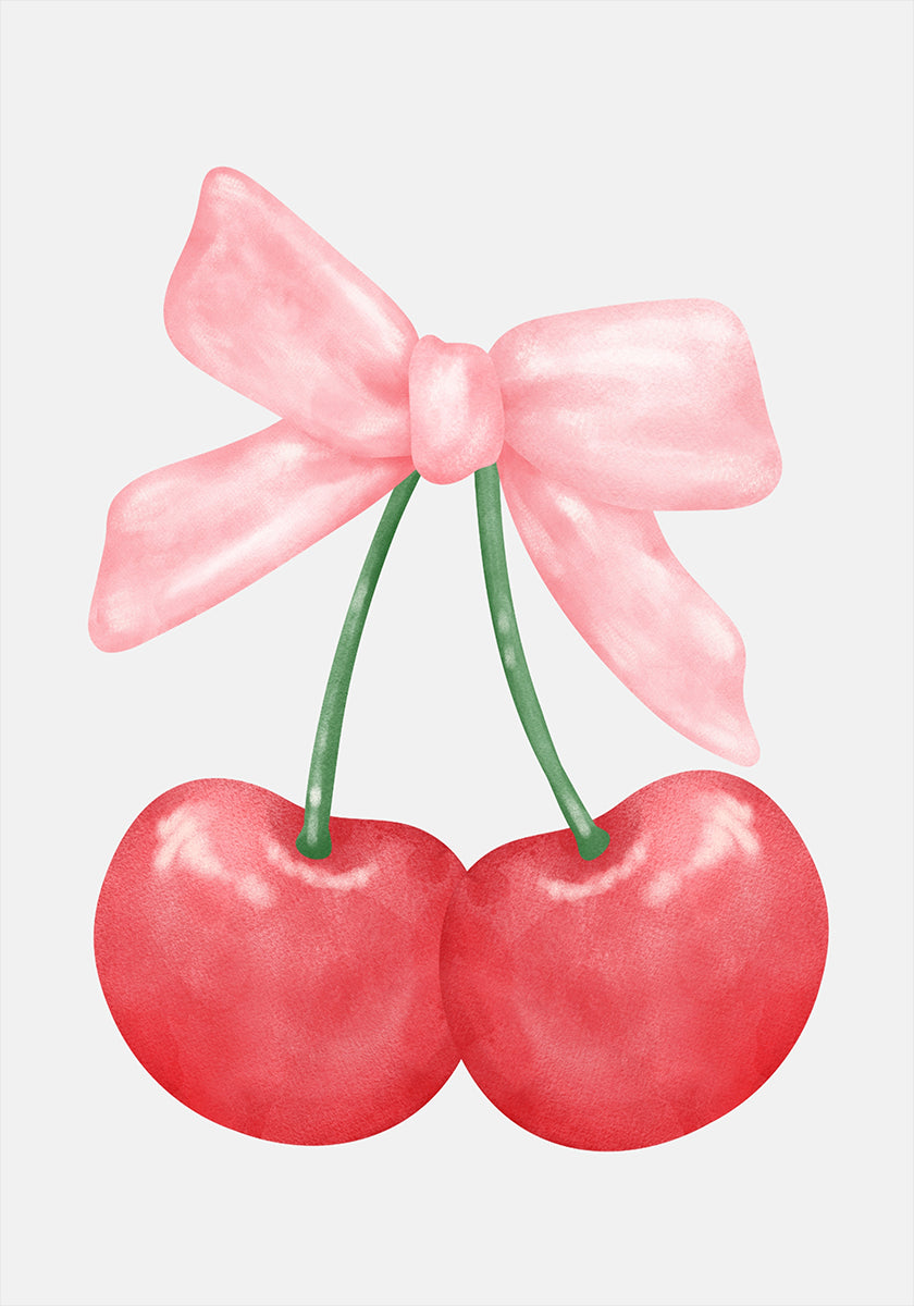 Red Cherries Poster
