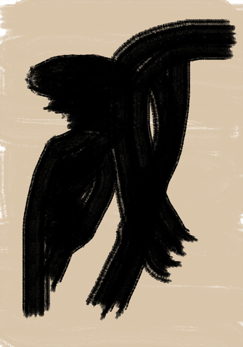 Shadowy Elegance Poster