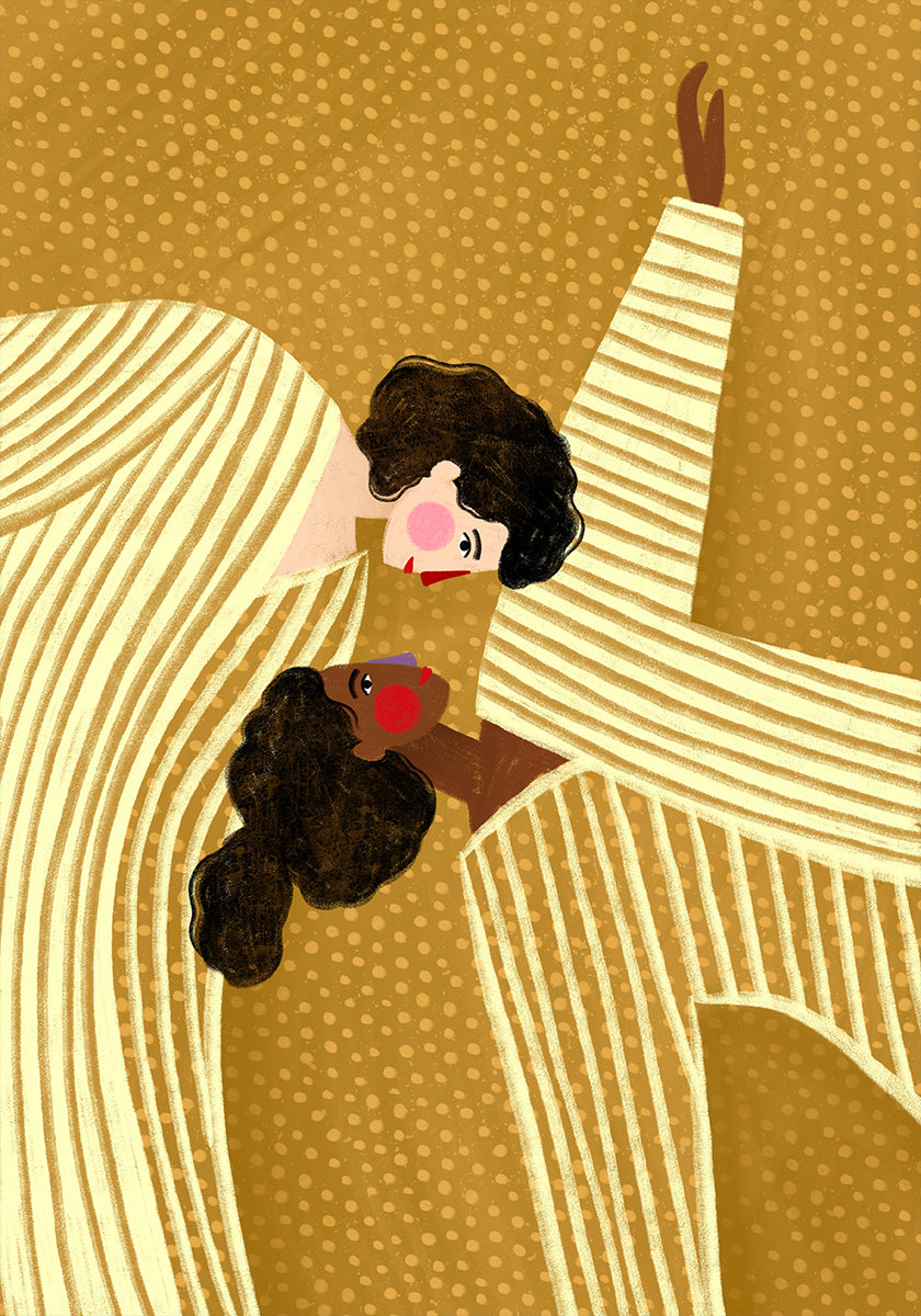 Two Line Women Poster