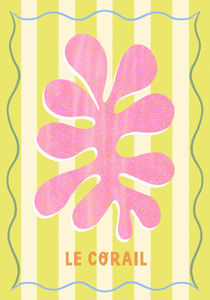 Le Corail Lemon/Cream Poster