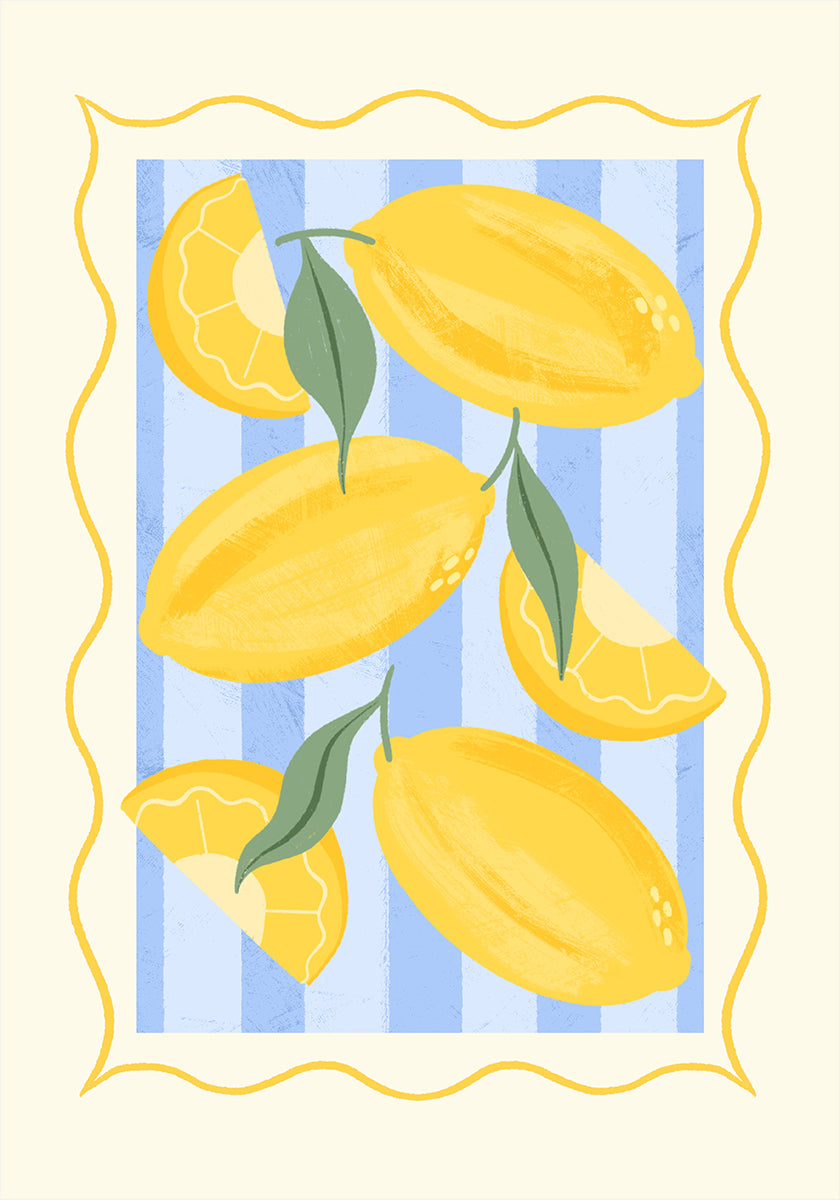 Lemons of Italy Poster