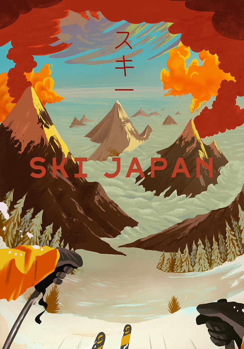 Ski Japan Poster