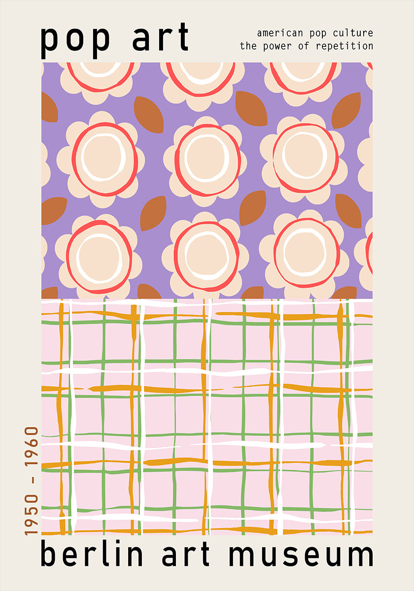 Berlin Art Museum Pop Art Poster