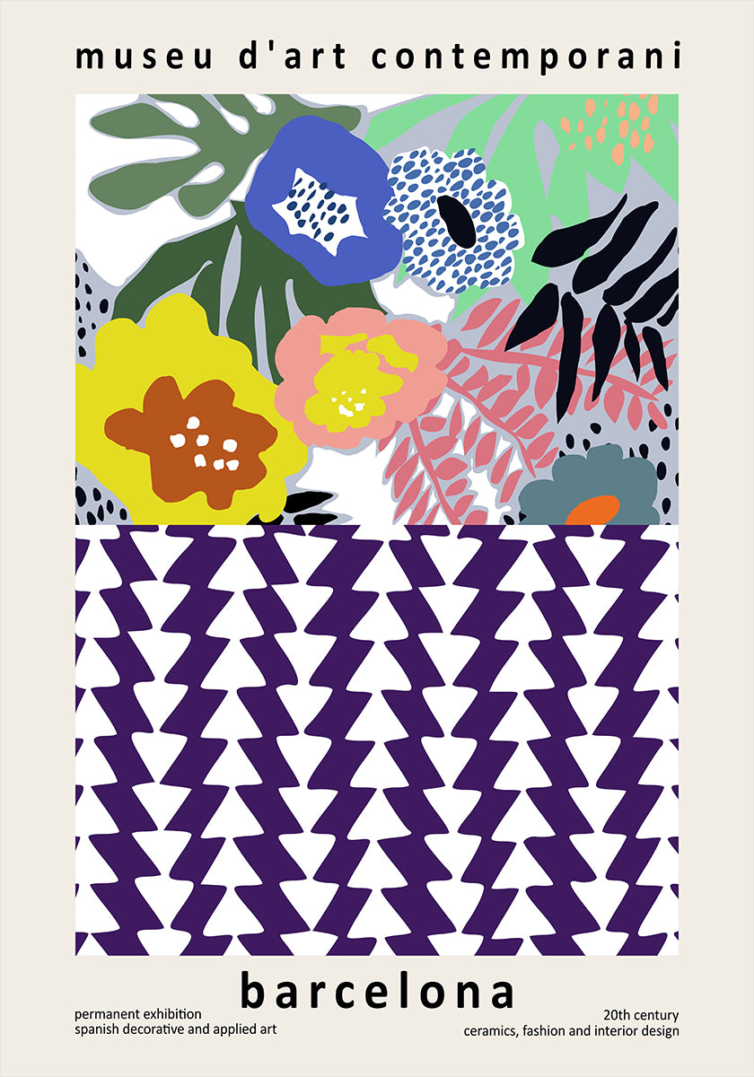 Museu D'art Contemporani Barcelona Poster