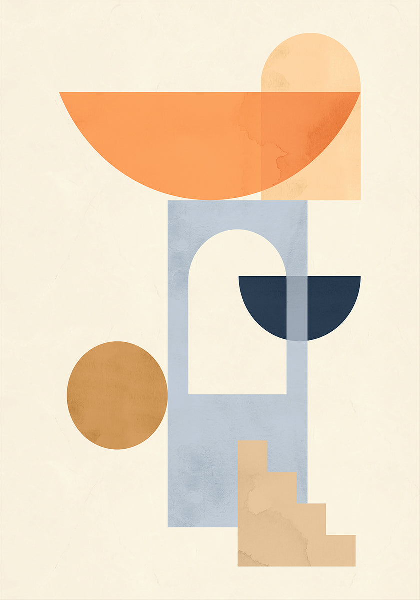 Geometric composition 7 Poster