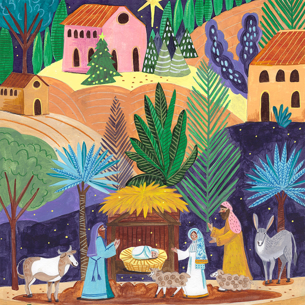 Nativity Scene Poster