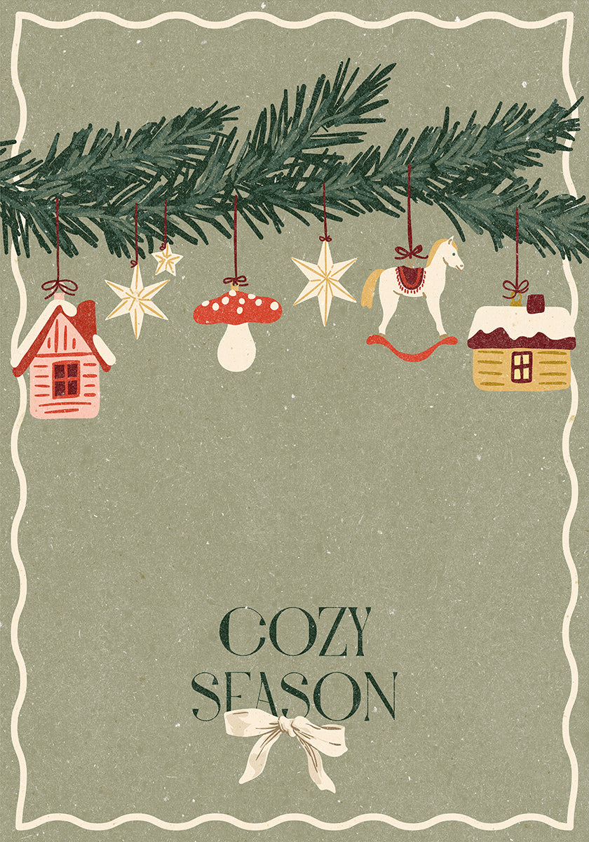 Toys on the Christmas tree Poster