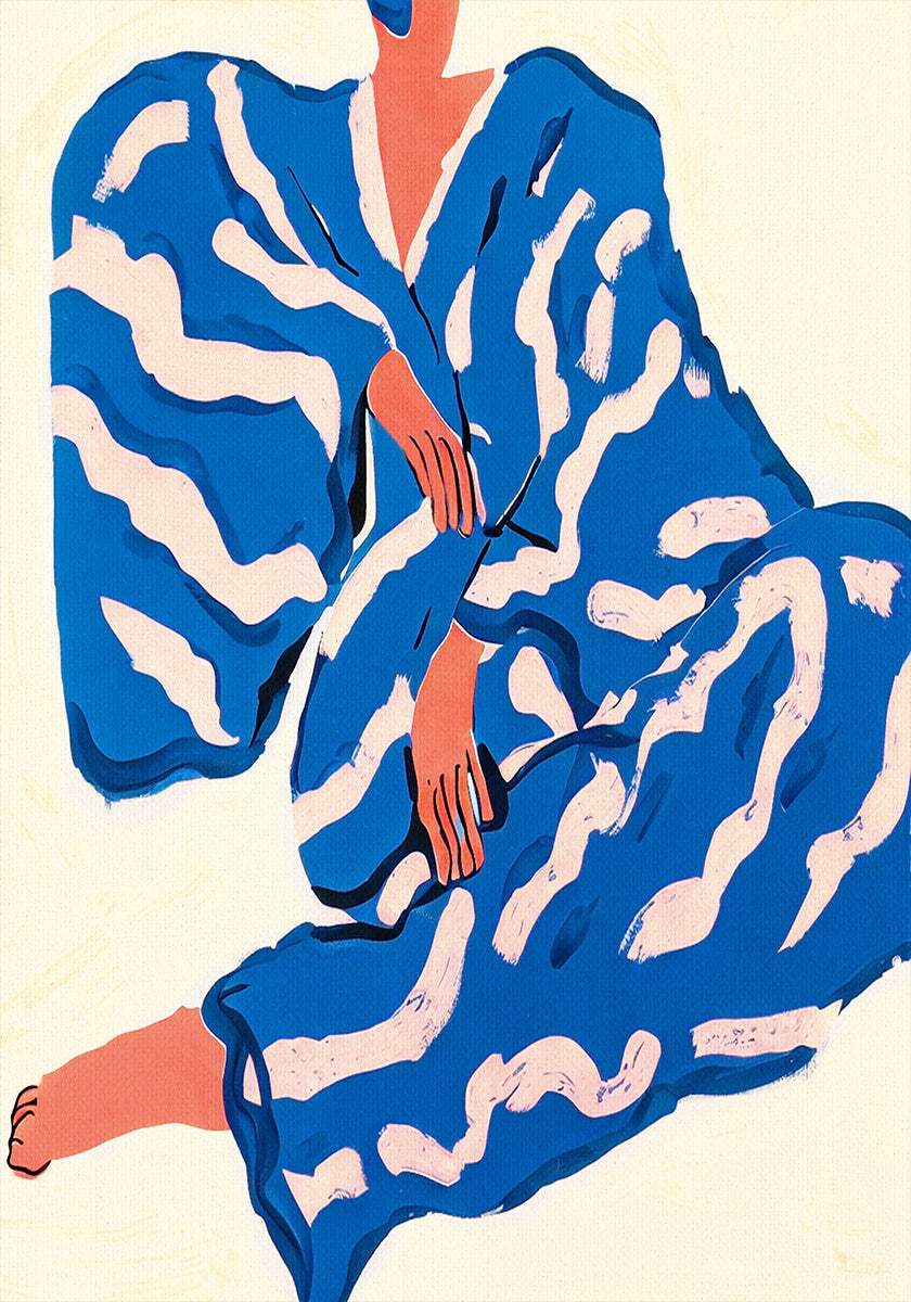 Portrait Indigoreverie  Poster