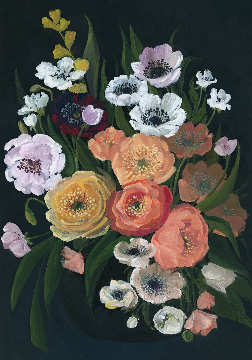 Leocadia moody bouquet Poster