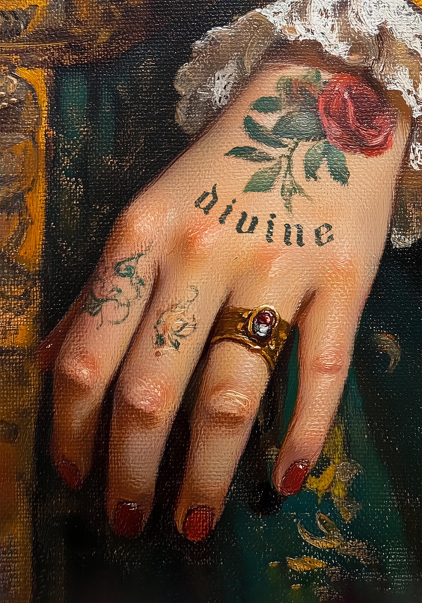 Divine Tattoo Poster