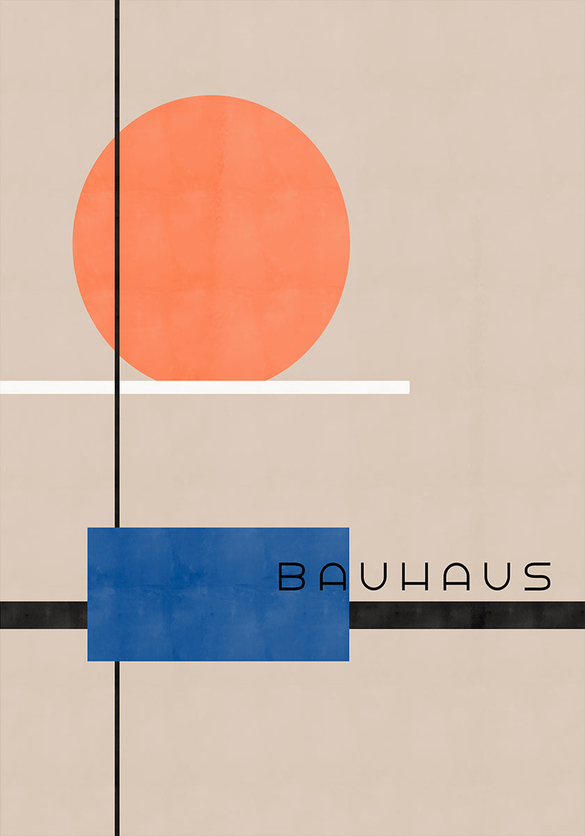 Bauhaus No. 3 Poster