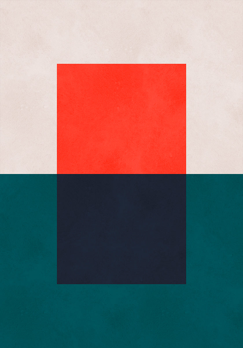 Overlapping geometry 4 Poster