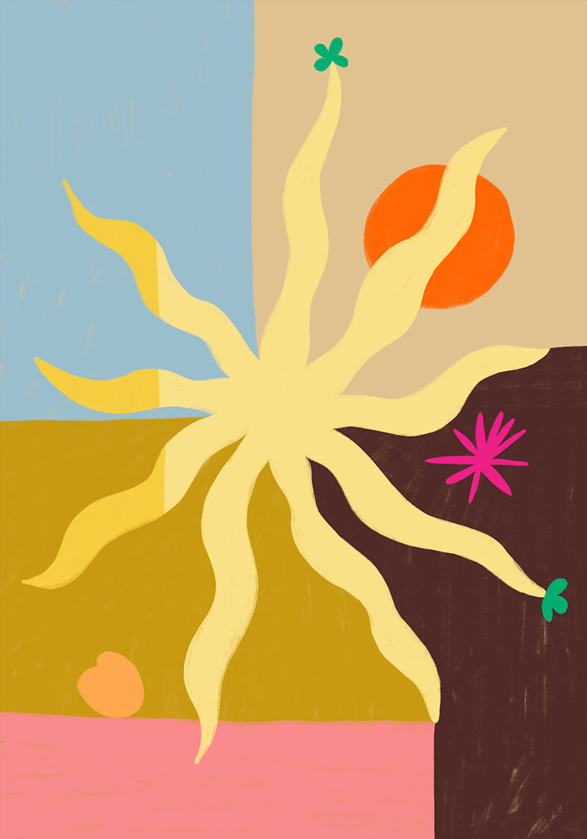 Sun, Fruit and Flower