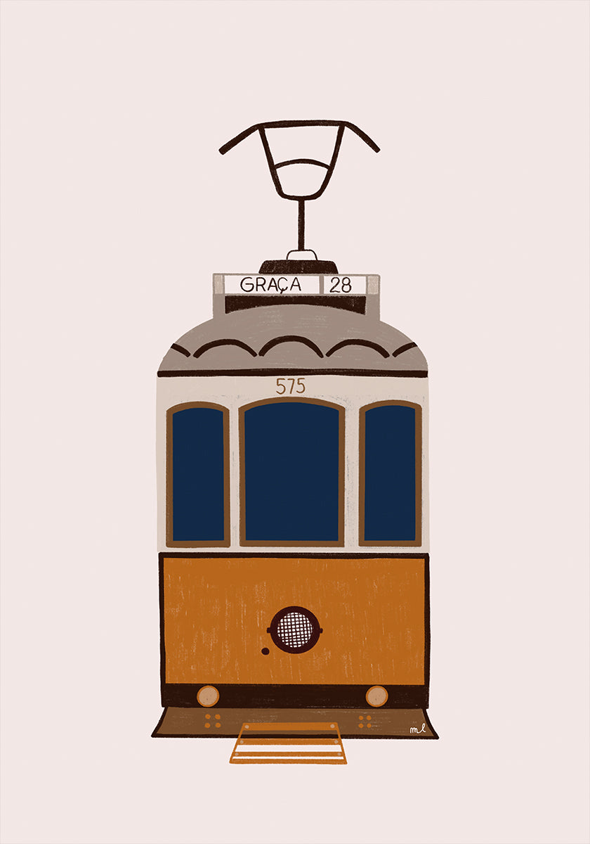Lisbon Tram Poster