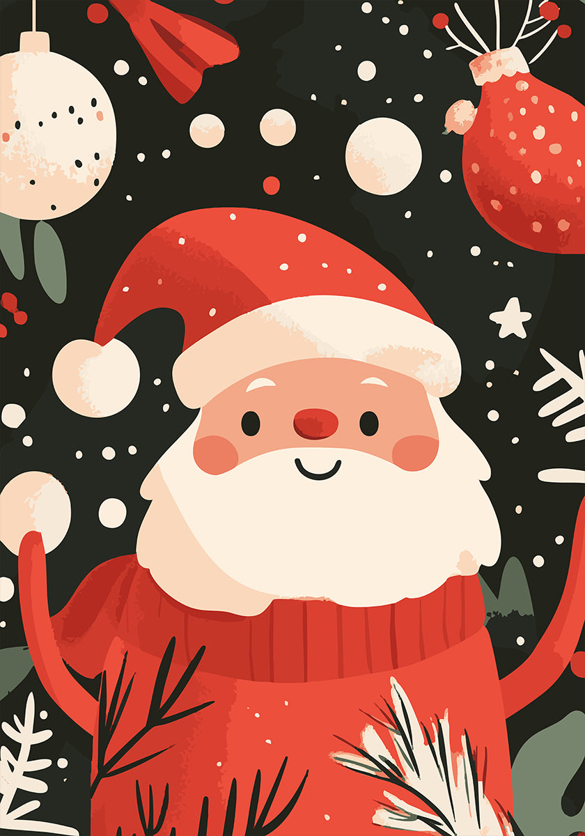 Happy Santa Poster