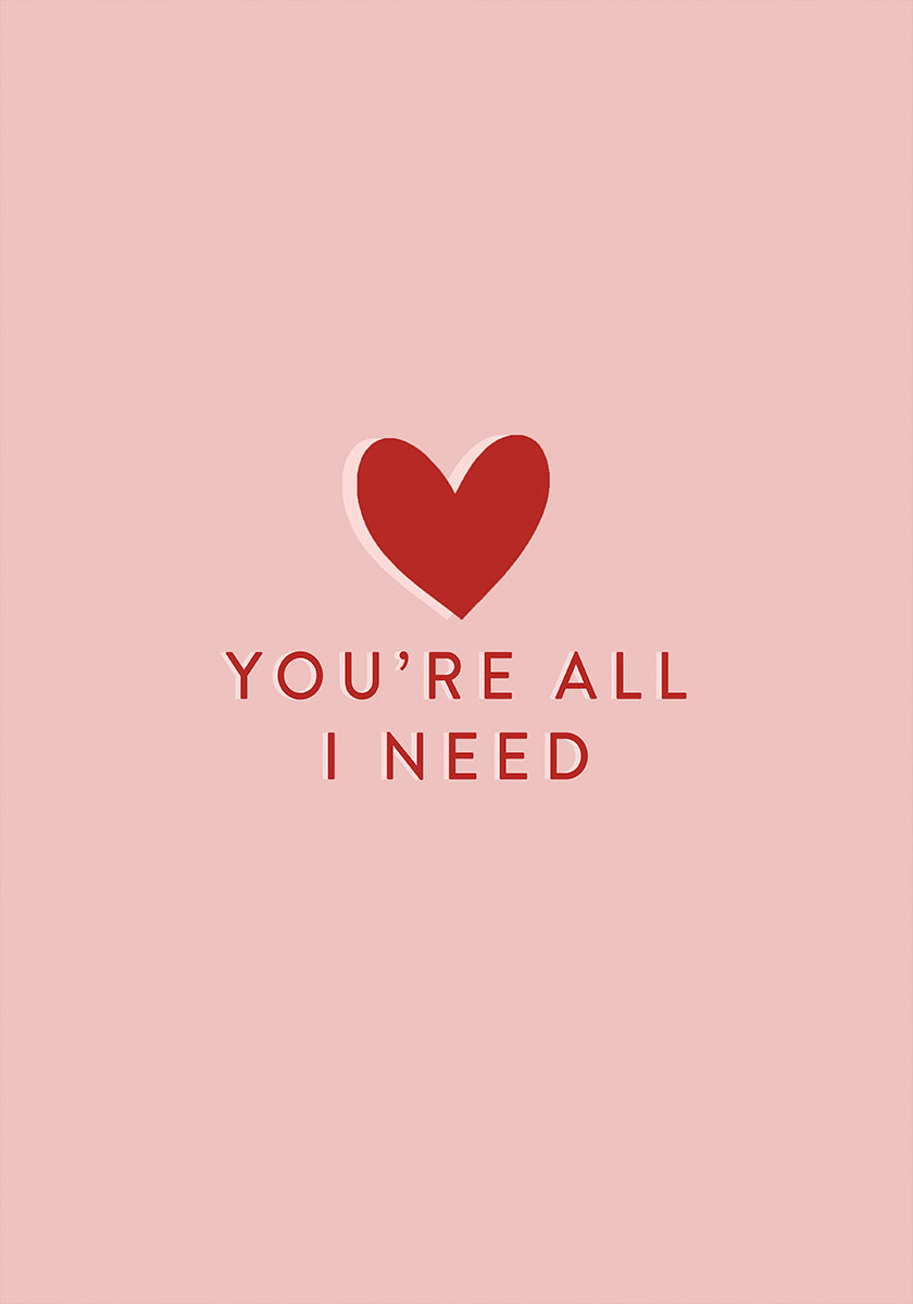 Your All I need Poster