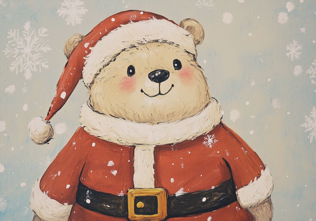 Christmas Bear Poster