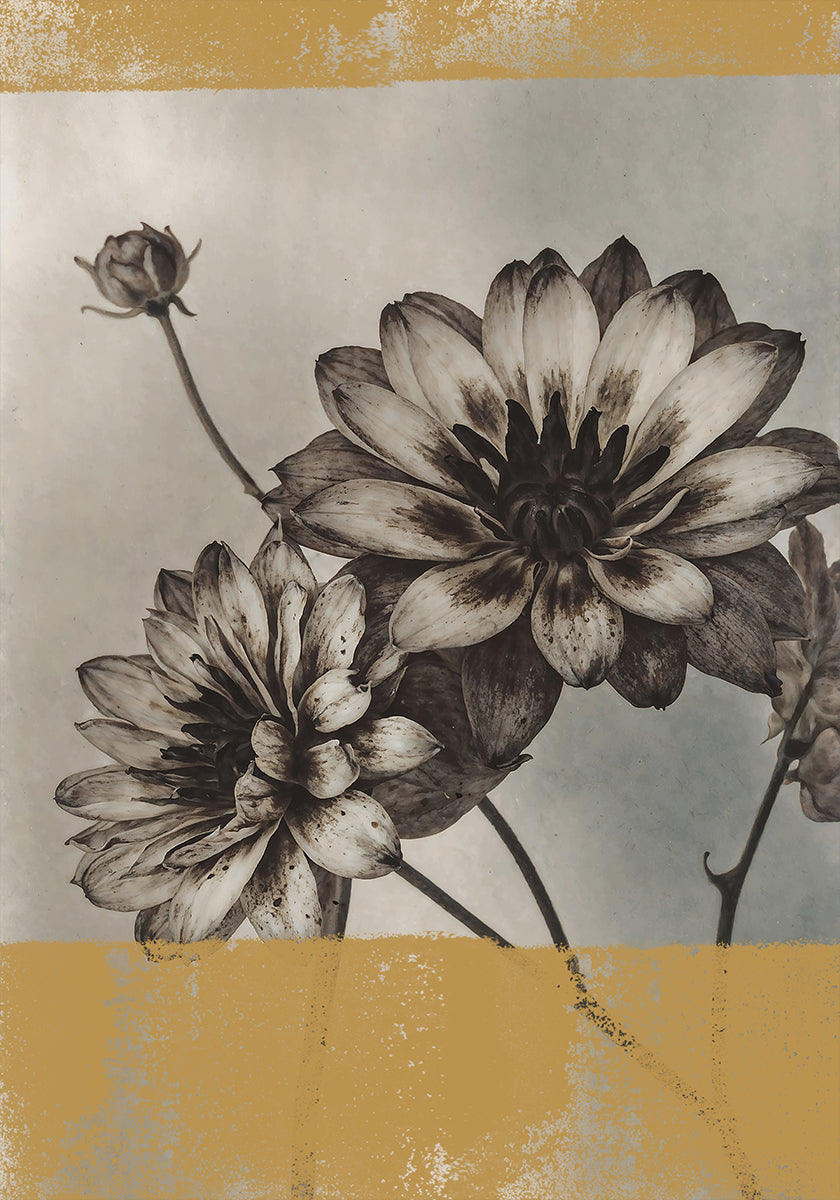 Vintage Flowers No.6 Poster