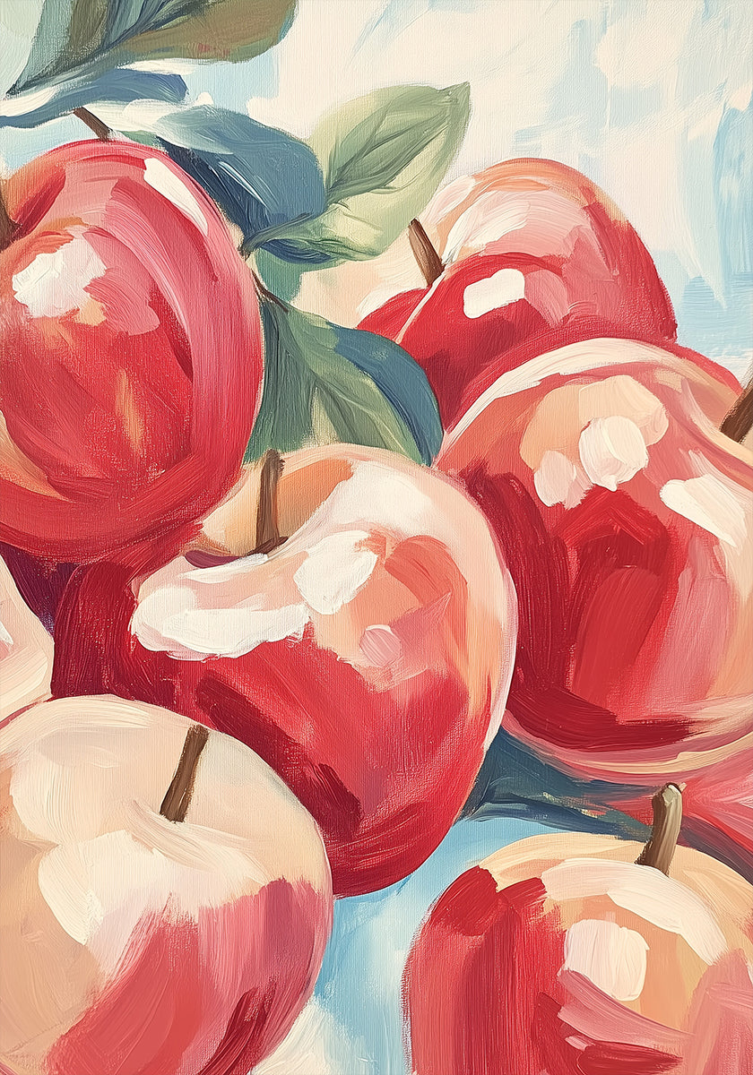 Apples Painting Poster